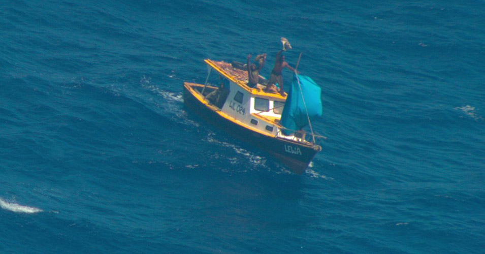 NZ Air Force finds Fiji fishing boat missing for 9 days Matangi Tonga